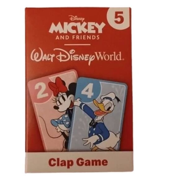 Walt Disney World February 2023 McDonalds Happy Meal Toy #5 Clap Card Game New - Picture 1 of 1